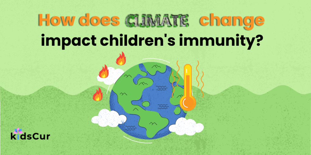 How do climate change and vector-borne diseases impact a child?