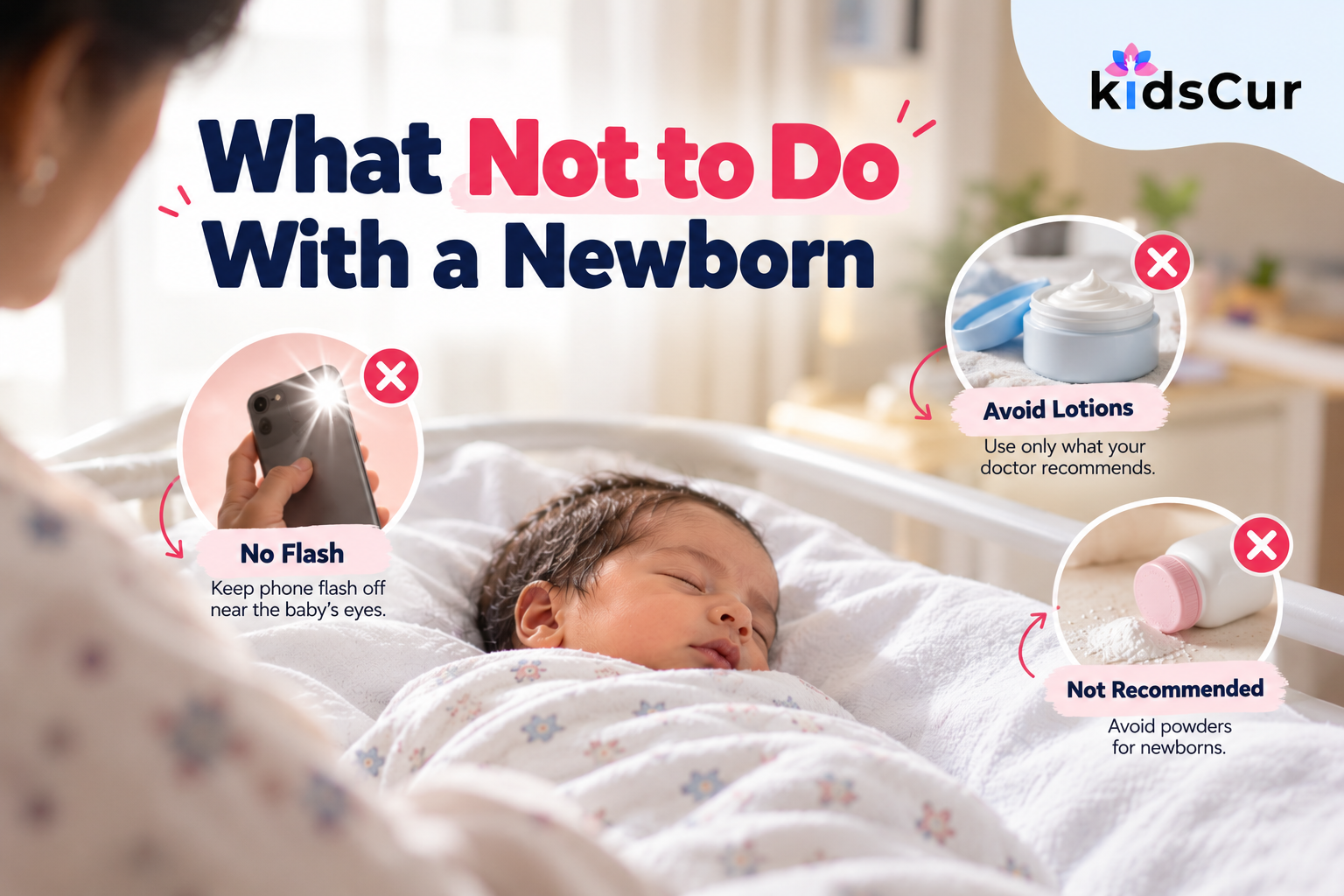 Things not to do with a new born