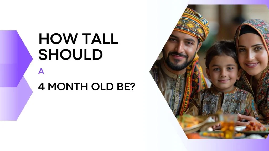 how tall should a 4 month old be