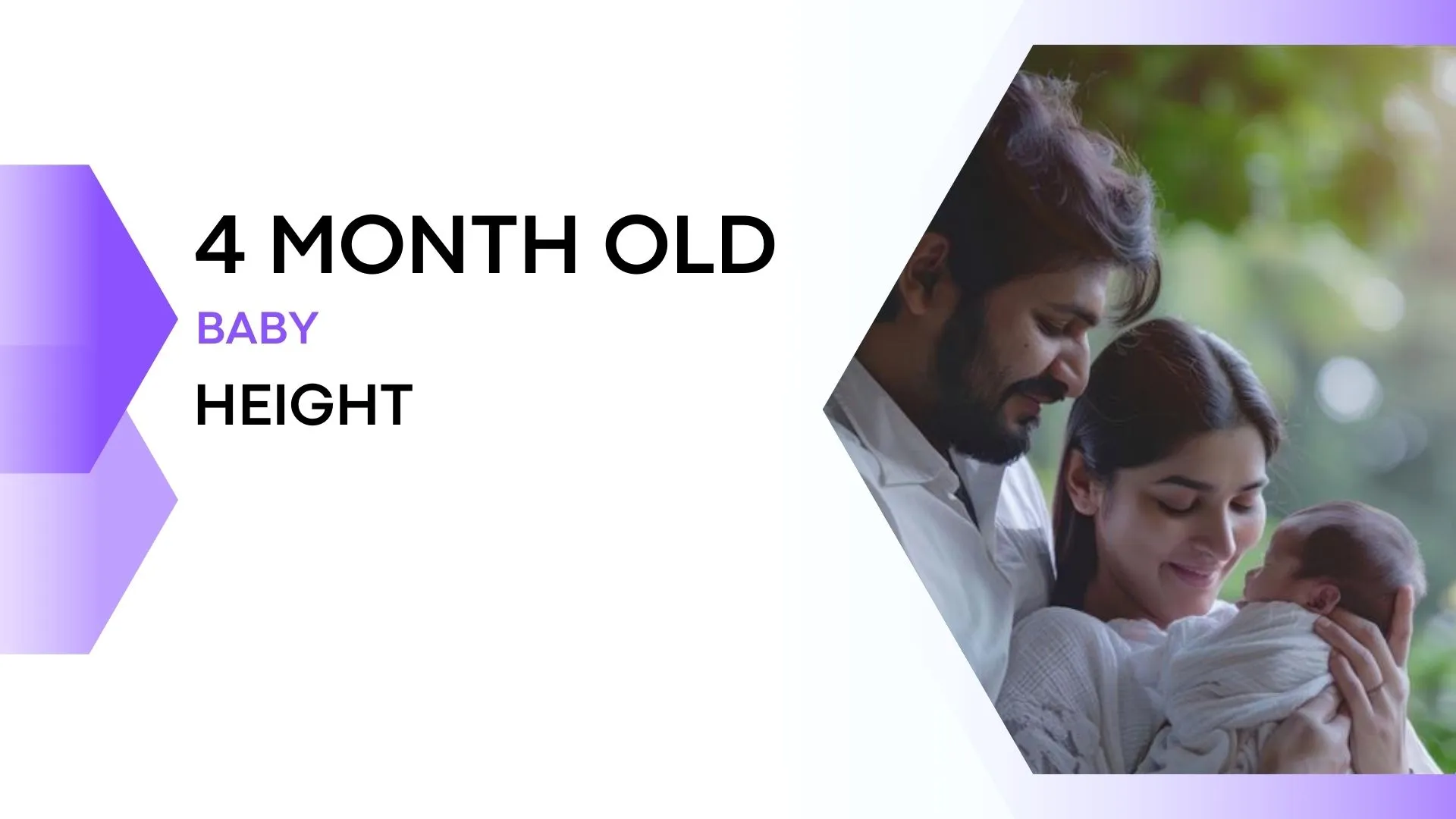 how big should a 4 month old baby be